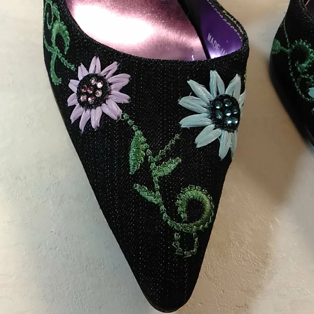 Demi heels woman's size 7.5 Festival, Boho